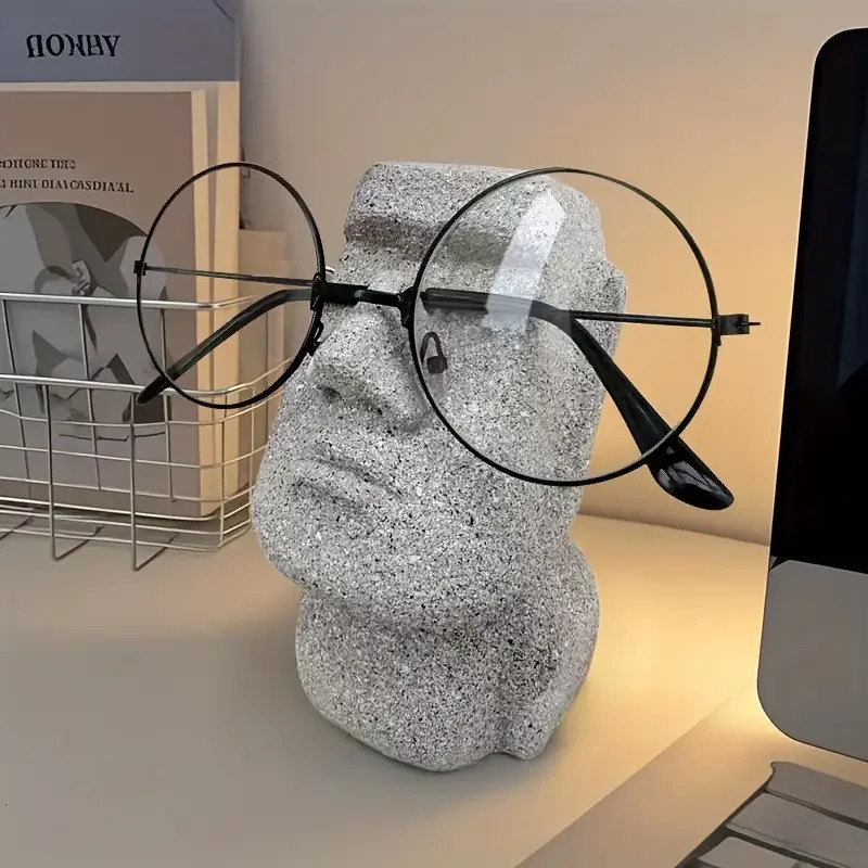 Funny Creative Glasses Holder Decorative Glasse Lenses Stand Office Accessories Figurines Miniatures Room Ornaments Home 250716