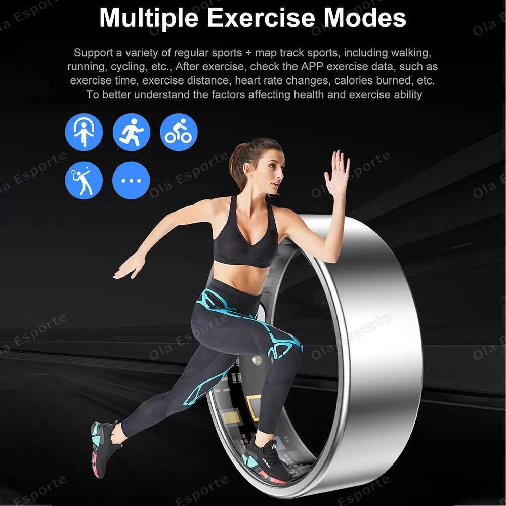 2025 New Smart Ring 10ATM Waterproof Camera Video Control Heart Rate Health Monitor Multi Sport Modes GPS Tracking For Men Women W250819