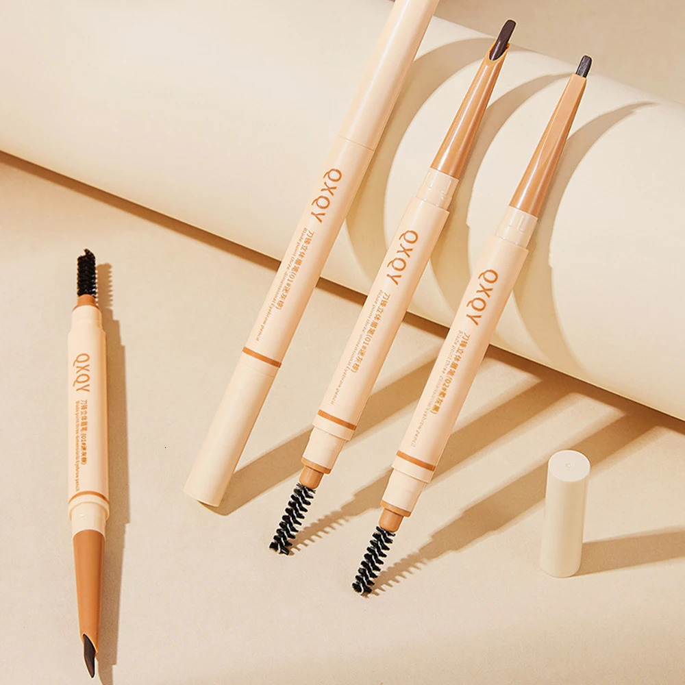 QXQY Slim Blade Tip Eyebrow Pencil Waterproof And Easy to Coloring Creates Natural Three-dimensional Wild Eyebrows 250712