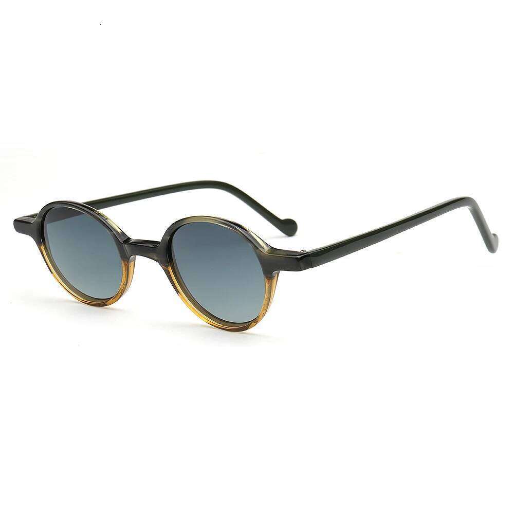 Trendy Small Round Mens Sunglasses Polarized Women Sun Glasses Retro UV400 Driving Frames Vintage Fashionable Trips Fishing