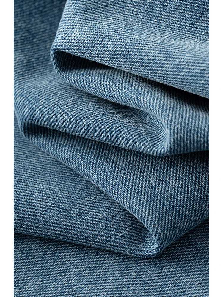 2024 Summer New Slim Drape Mopping Pants for Women ZIQIAO Cool High Waist Straight Wide Leg Jeans 24ZQ92027 R250716