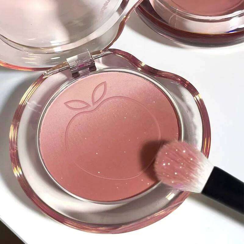 Peach Pink Blusher Matte ple Cheek Tint Blush Makeup Lasting Brighten Facial Silky Smoothness Rouge Powder Palette Cosmetics X250717