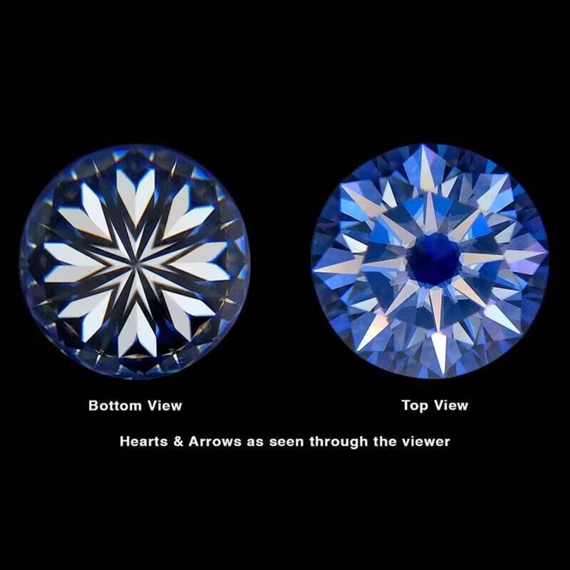 Luxury 2 3mm D Color VVS Full Moissanite Gemstone S925 Sterling Silver Engagement Eternity Band Ring for Women Wedding Jewelry