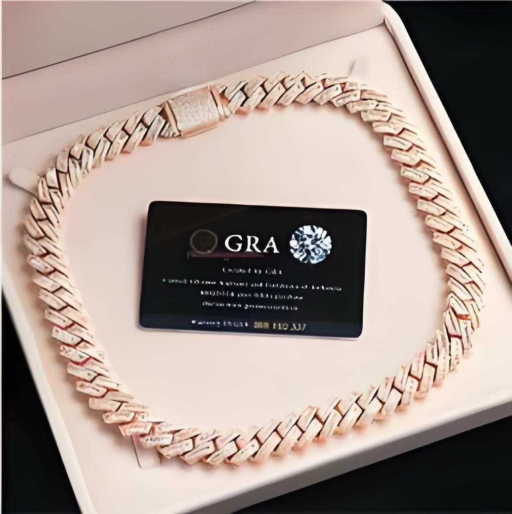 Cuban necklace DESIGNERS Pendant Vvs Moissanite Iced Out Sterg Sier Pass Dia Test Hip Hop Chains for Men Jewelery Free shipping