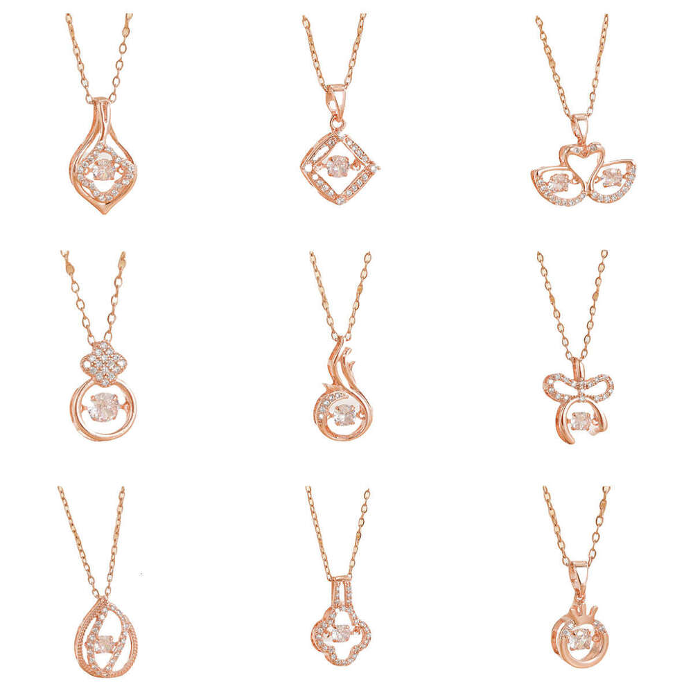 Titanium Steel Non-Fading Smart Necklace For Women, Elegant And Simple Lucky Clover Collarbone Chain, Unique Design Sense Neck Chain Jewelry 0F3