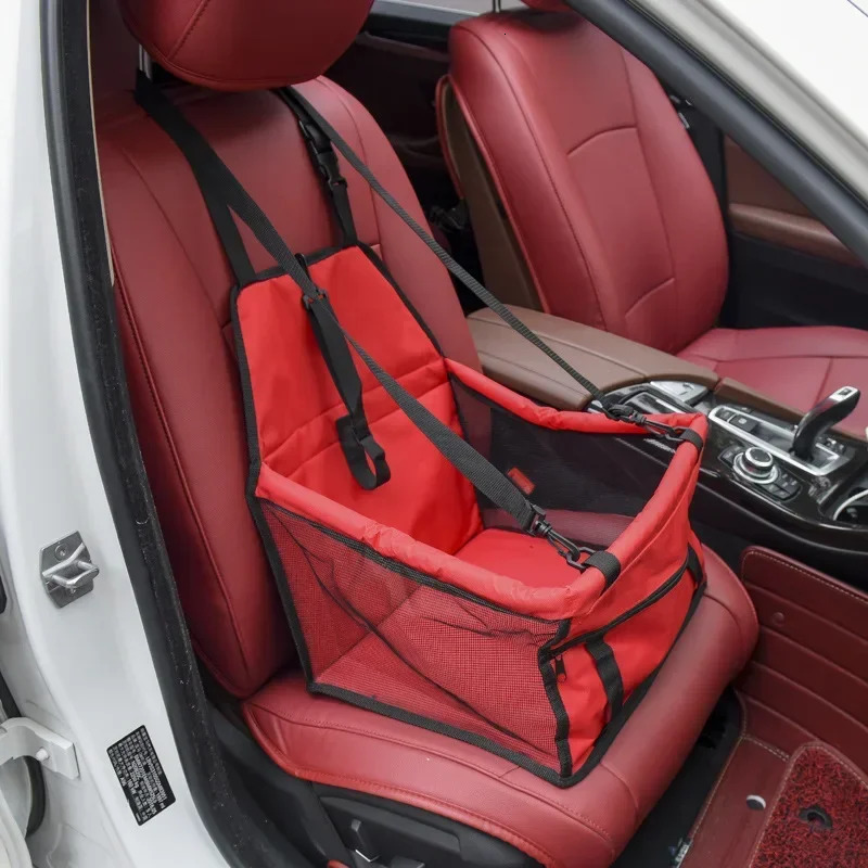 Premium DogCat Car Seat Cushion with Waterproof Hanging Bag - Safe and Comfortable Travelling Experience 250715