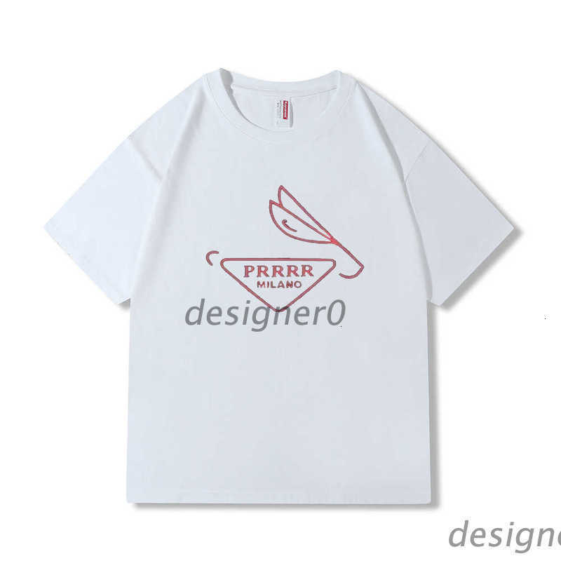 Men's T-Shirts high end designer Summer New Cotton Solid Color White Short Sleeve Combed Tight Siro Spun T-Shirt Round Neck Loose Base for men Shirt 30NZ