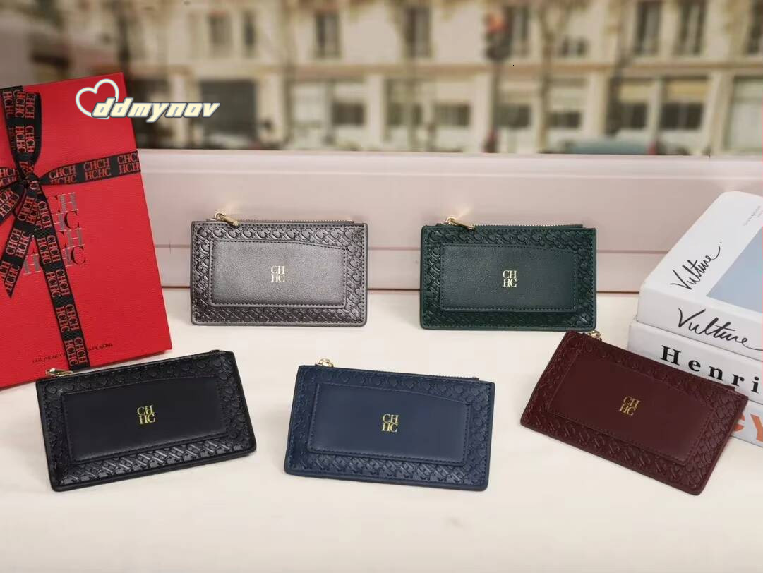 CH Wallet Multi-Use Compact Fashion Money Clip Multiple Colors Elegant Convenient Boxes Simple Color Womens Card Bag ddmynov