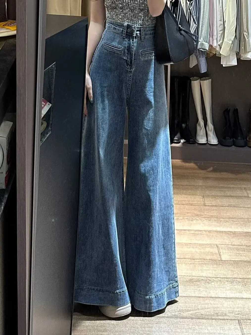 Baggy Jeans Y2k Womens Pants Skinny Jeans Woman High Waist Pants Womens Spring Clothes American Vintage Coquette Jeans Clothing R250716