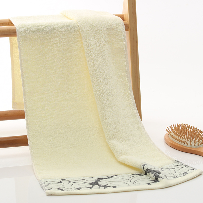 8 pieces Pure Cotton Towel 33x74cm Embroidered Towels For Adults Quick-Dry Thicken Soft Face Towels Absorbent