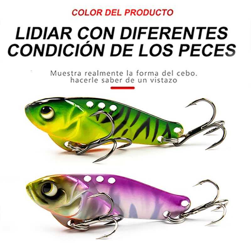 Metal VIB 5/8/12/17/23g Vibration Spoon Crankbaits Sinking WobbLEr Swimbait Ice Jigs Artificial Bait TackLE Z250717