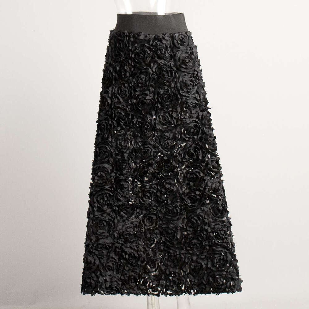 Dress For Women Autumn Winter New Petal Design Long Evening Socialite Skirt B5