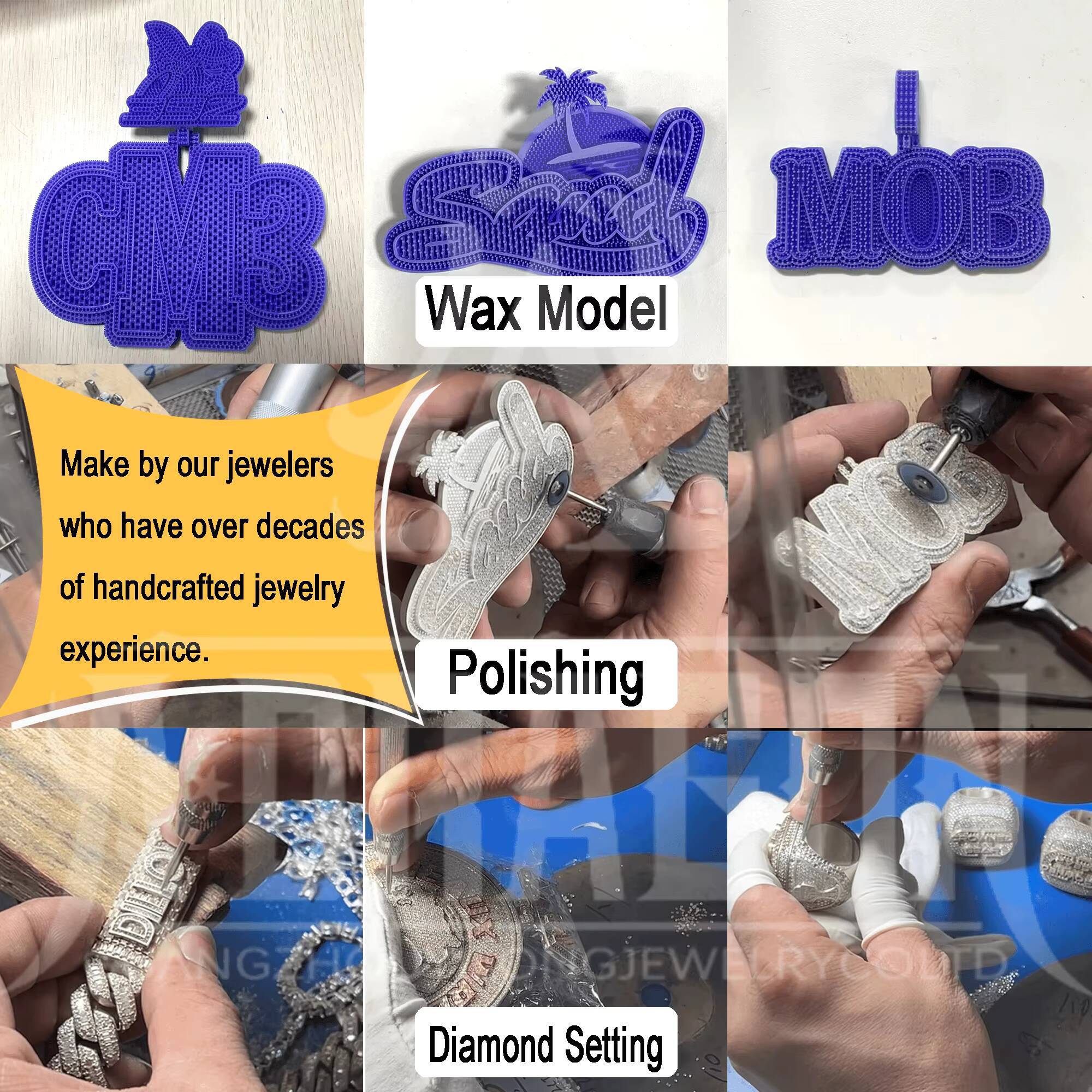 10MM Moissanite Cuban Chain Fast Shipping Round Brilliant Cut 10k 14k Solid Gold Cuban Link Chain for Men Women