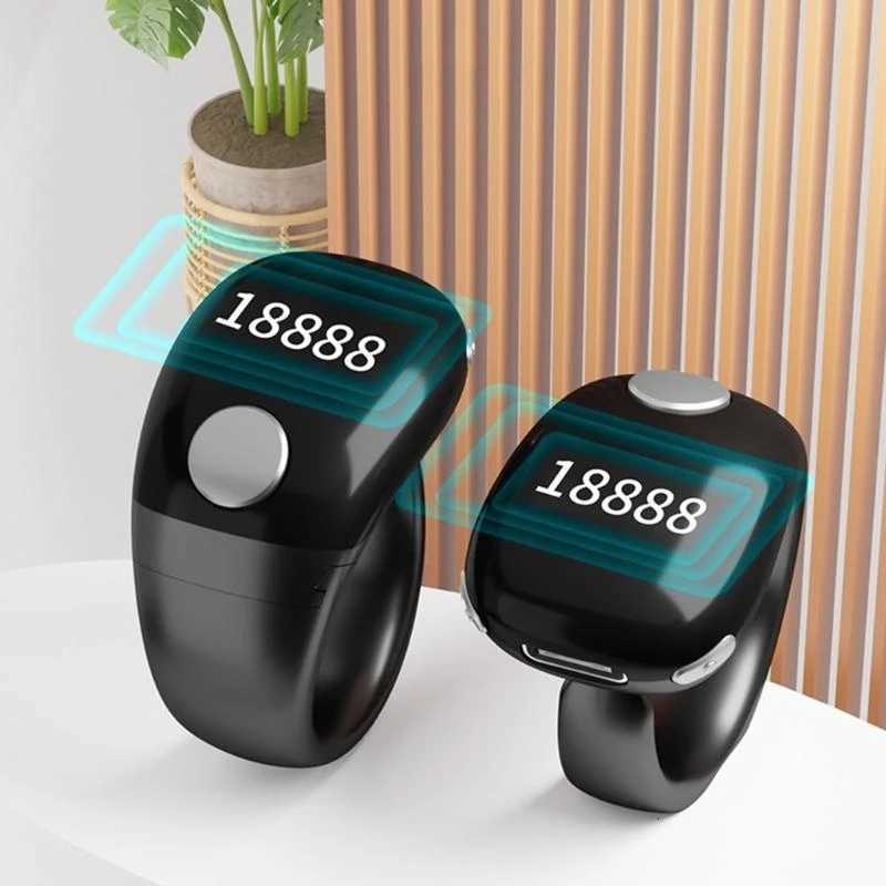 Smart Ring Point Marker Row Finger Counter LCD Electronic Digital Tally Counter for Sewing Knitting Tool Mini Stitch Counter W250717