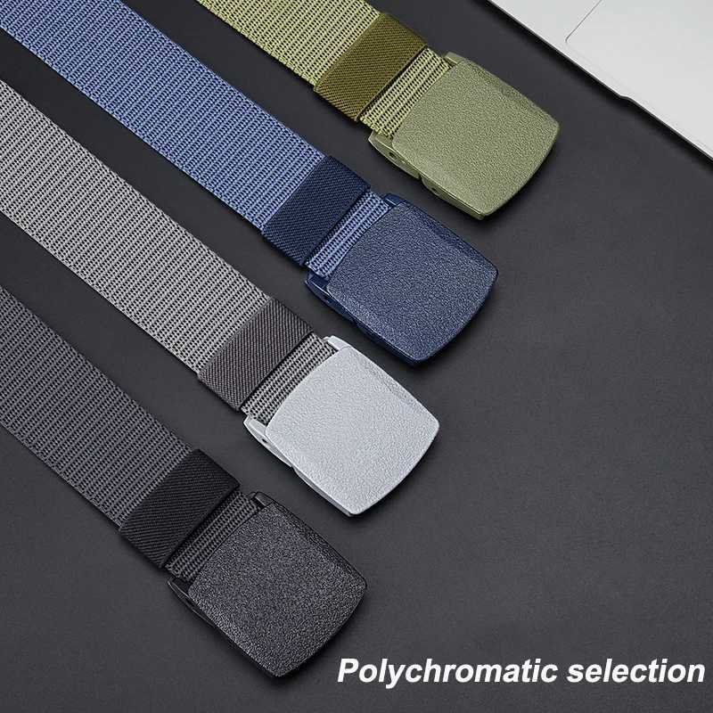 Mens Belt Outdoor Casual Canvas Belt Metal Free Training Nylon Tactical Belt With Pants Jeans Belt Sports Belts For Men Women W250717