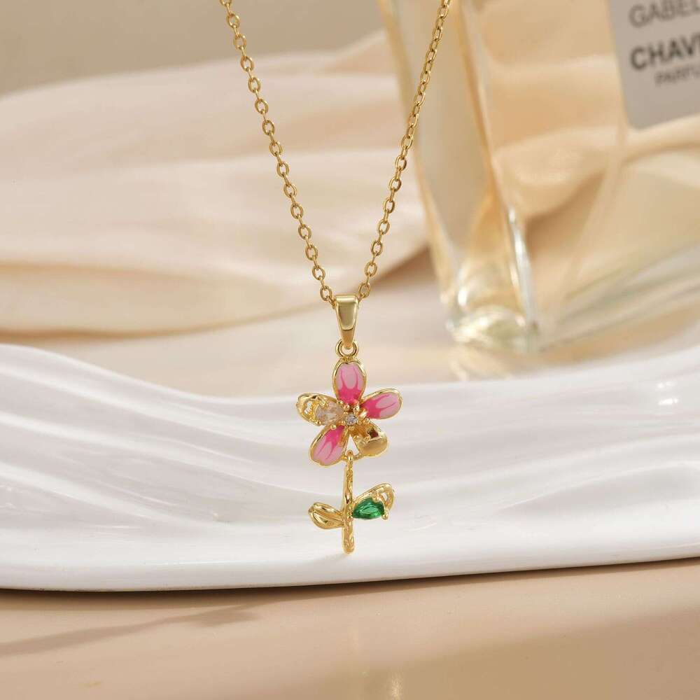 2024 Winter Creative Niche Fashion Versatile Necklace Clavicle Chain Fd6