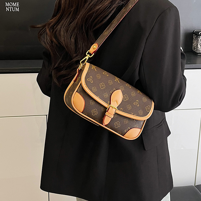 New arrival! Classic and stylish printed shoulder crossbody bag, a versatile and trendy small square bag, perfect for commuting women