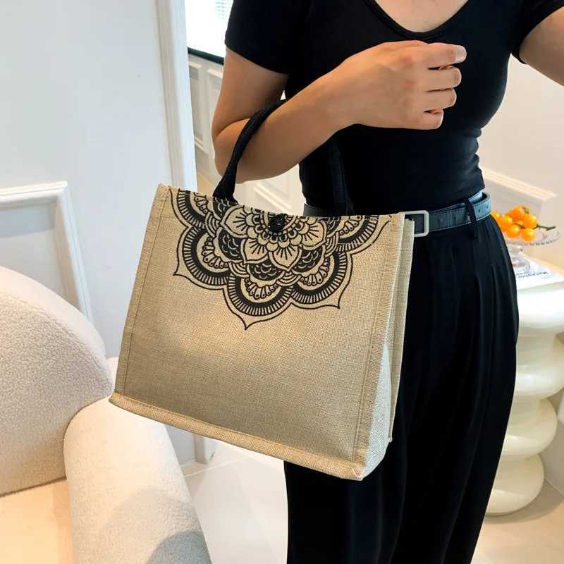 Canvas Handbags For Women Fashion Tote Beach Bags Reusable Shopping Bags Casual Large Capacity Designer Shoulder Pouch Bags Z250717