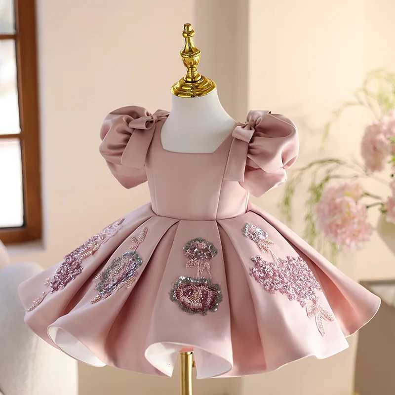 Children Fashion Piano Performance Princess Ball Gown Girls Cute Birthday Party Wedding Dress g297 Z250716