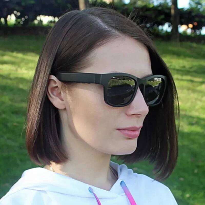 AI Translation Smart Glasses Bluetooth Call Headphones UV Protective Lenses Connected Bezel Outdoor Sports Sunglasses 2025