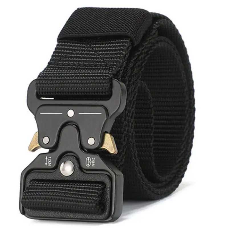 Men Belt Outdoor Hunting Outdoors Belt Multi-Function Buckle Nylon Belt High Quality Canvas Belt W250717