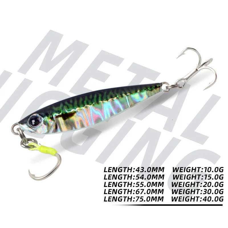 Magic Works New 2024 Lures For Fishing Artificial Bait 10G 15G 20G 30G 40G Fishing Supplies Fish Bait Sea Jigs Woblery Saltwater Z250717