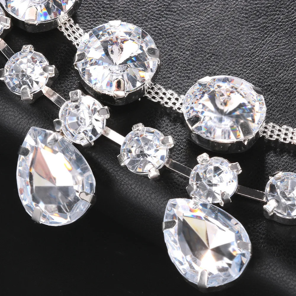 Stonefans Collar Choker Necklace Round for Women Vintage Wedding One Piece Neck Chain Prom Fashion Chokers Jewelry Gift 250716