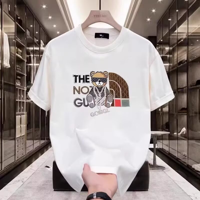 Free shipping designer T-shirt short sleeved men and women loose casual printed half sleeved top Easy Vibrant Colors Lightweight Feel
