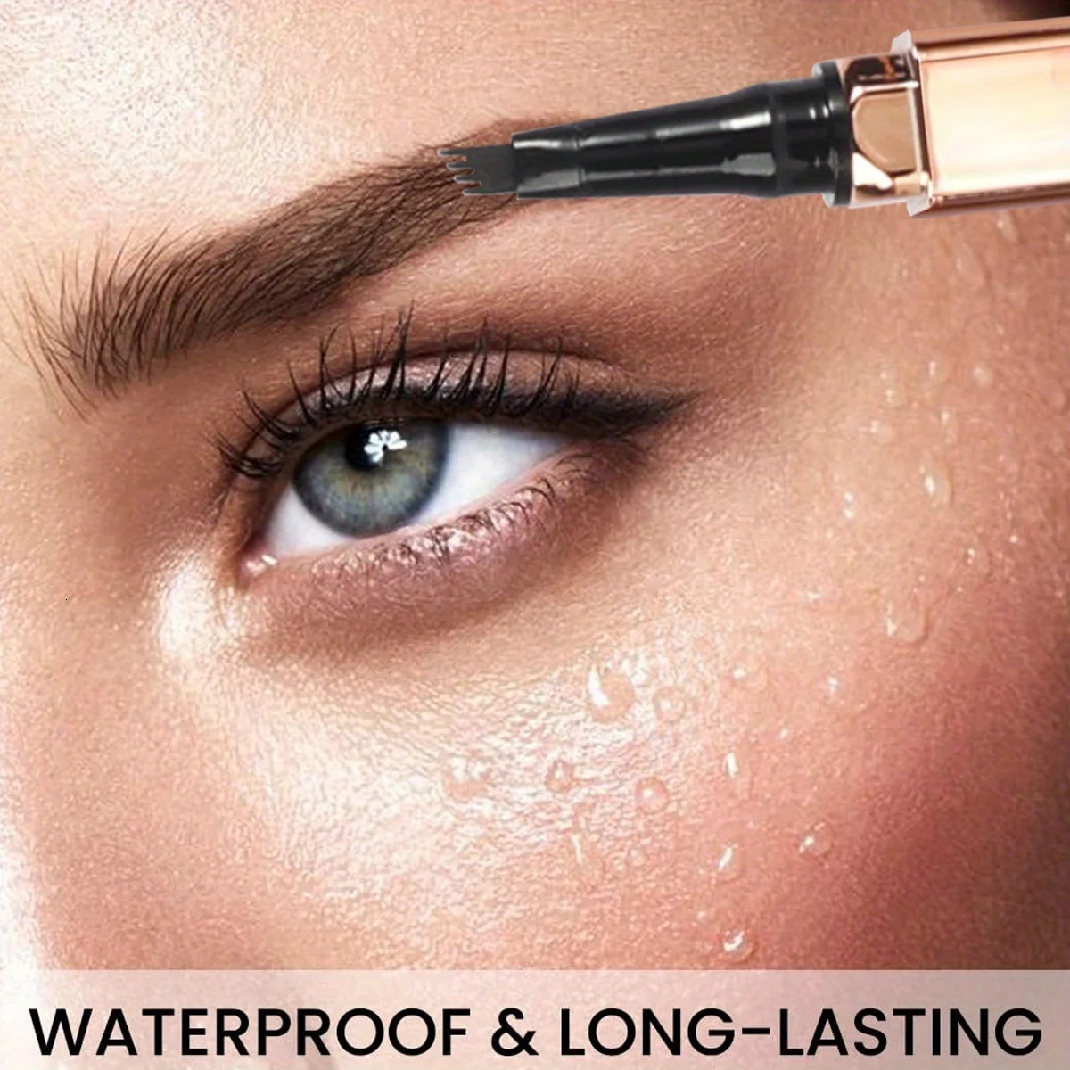 Four-pronged eyebrow pencil claw eyebrow pencil liquid eyebrow pencil waterproof and long-lasting non-smudging 250712