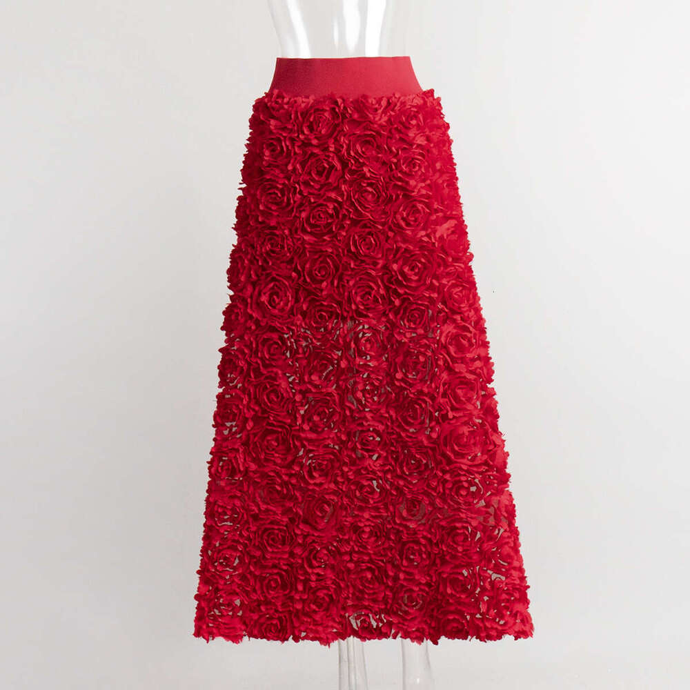 Dress For Women Autumn Winter New Petal Design Long Evening Socialite Skirt B5