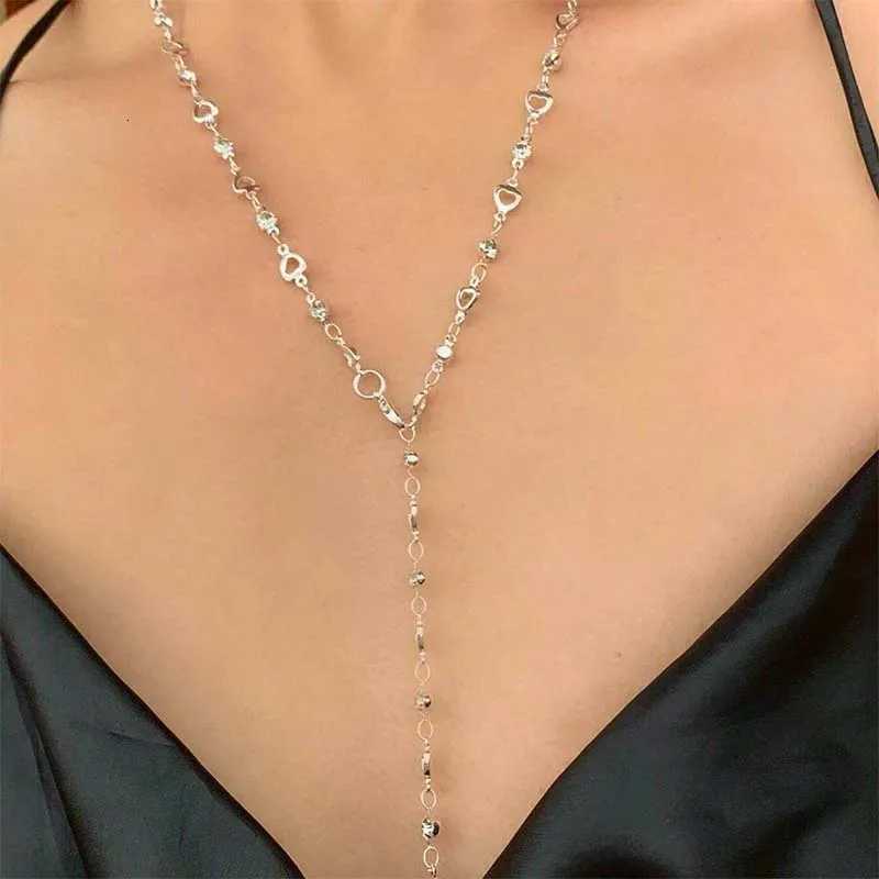 LATS New Luxury Colorful Long Tassel Necklace for Women Shiny Rhinestone Crystal Zircon Choker Bohemian Statement Jewelry Gifts XJ250717