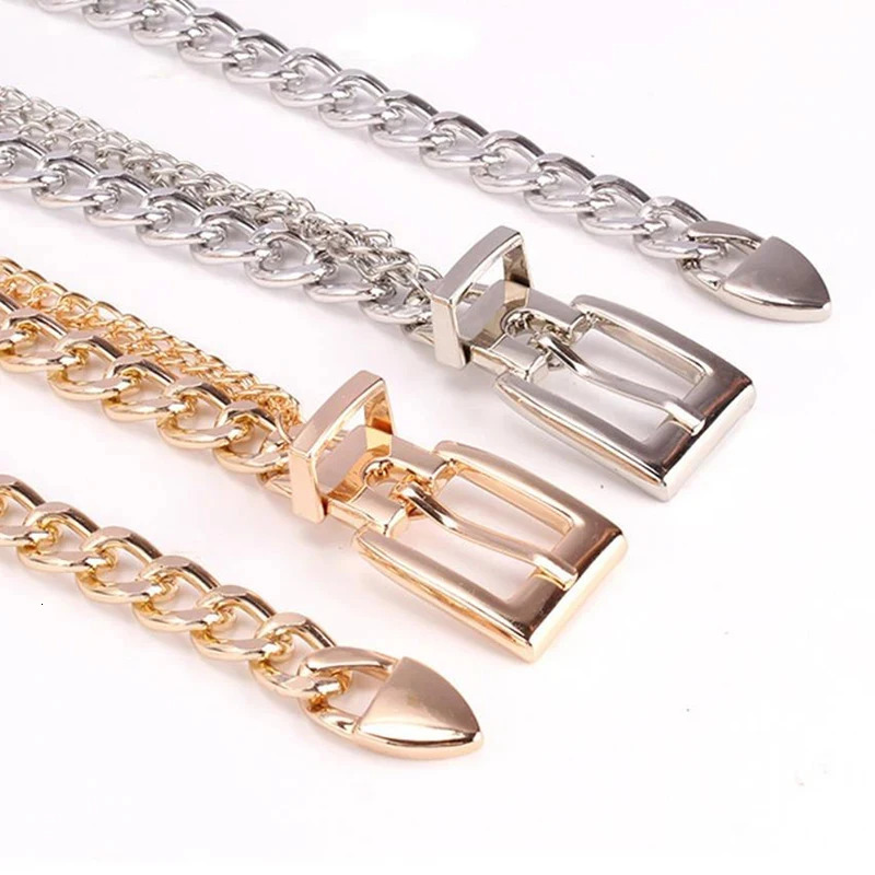 Multi Layer Punk Silver Metal Chain Belts For Women Long Tassel Waist Gold Chain Dress Belt Female Jeans Waistband Body Chain 250715