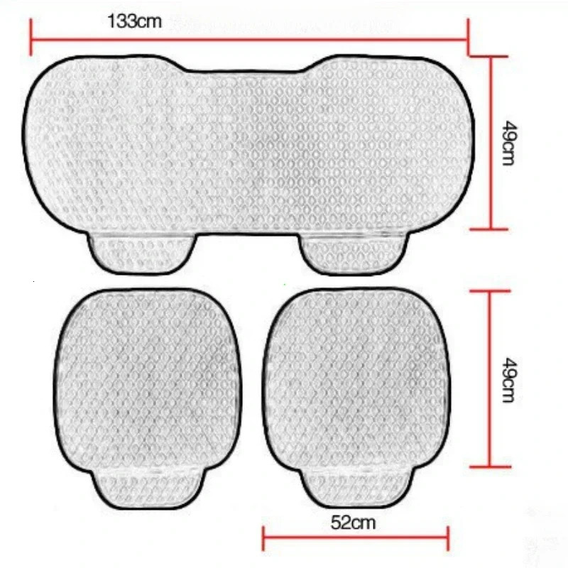Car Seat Cover Front Rear Flocking Cloth Cushion Non Slide Winter Auto Protector Mat Pad Keep Warm Universal Fit Truck Suv Van 250715