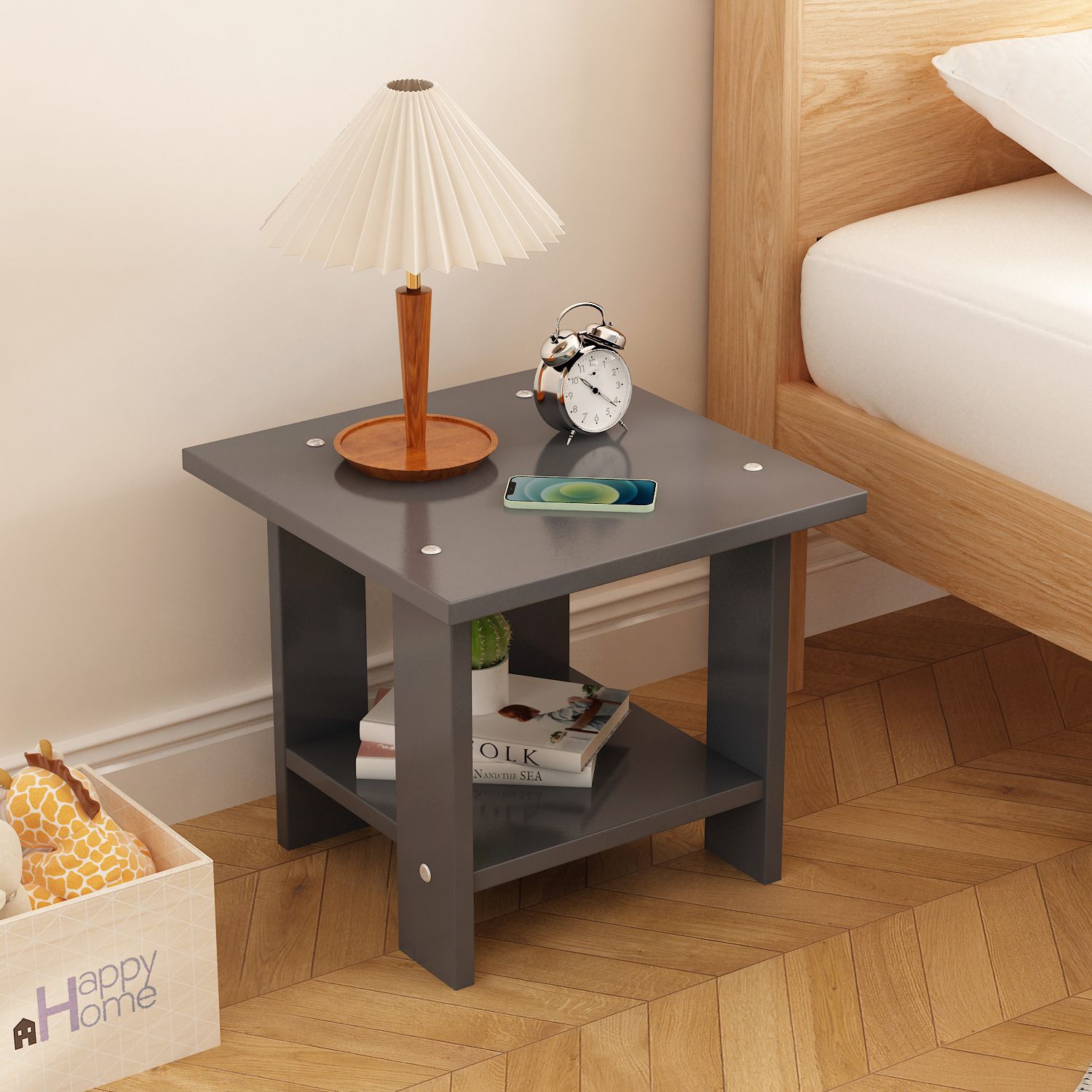 M7123 Small table sofa side table home living room small apartment coffee table rental house bedside shelf