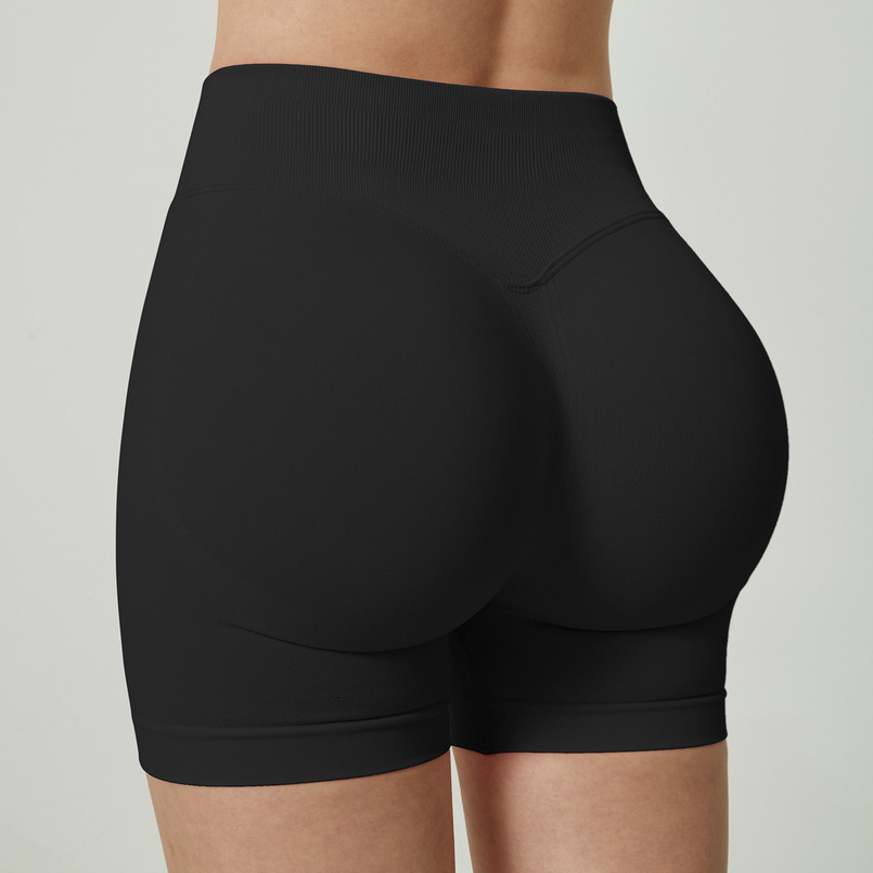 Hip-lifting running fiess pants, sports shorts