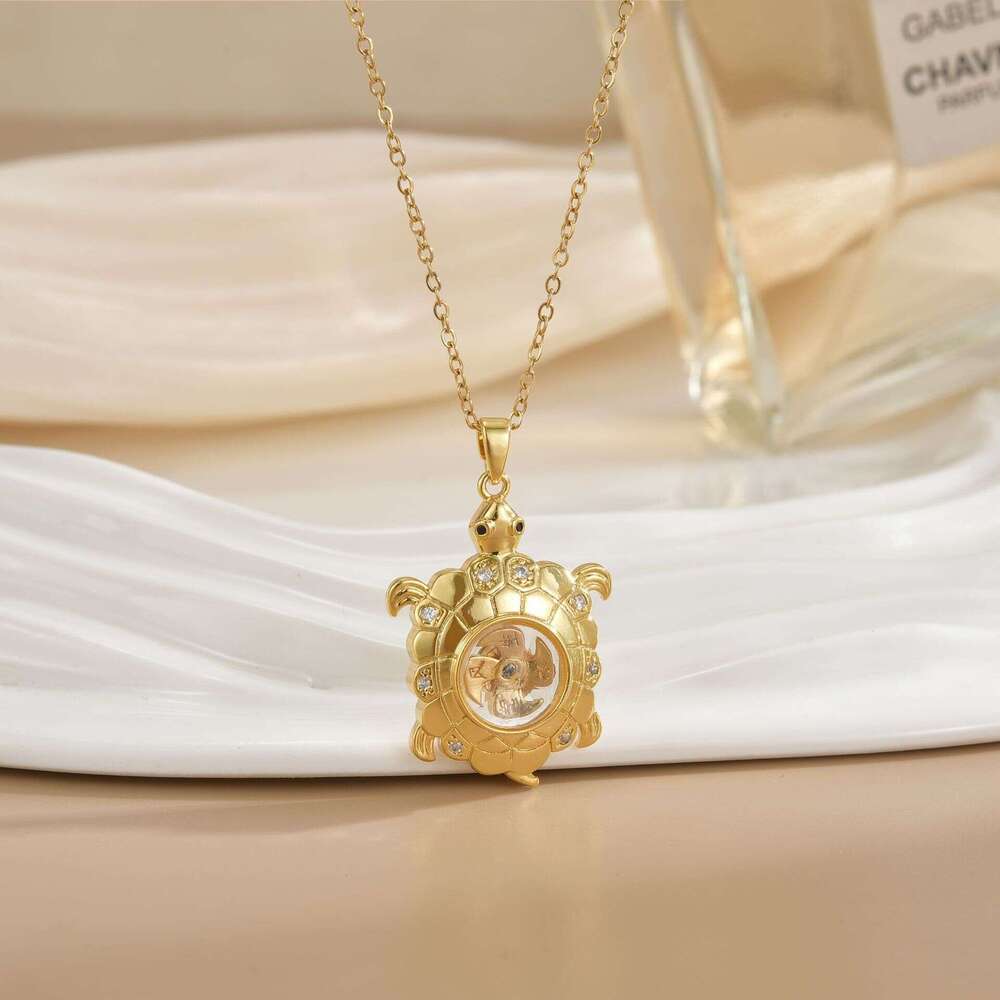Hot Selling Thai Style Revoing Necklace For Women Fashionable Versatile High-End Titanium Steel Jewelry 0A3