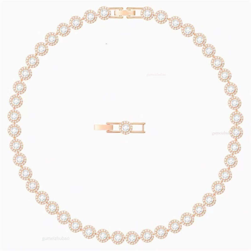 By testing the necklaceDia necklace for woman angelic bracelet designer AAA beads moissanite pendant jewelry plated gold bracelets necklaces zl212