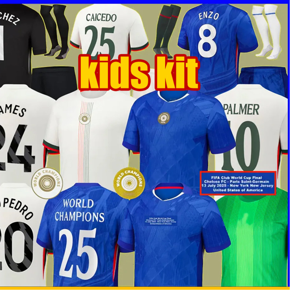 chelsea jersey 25 26 cfc CAICEDO Nkunku PALMER soccer jerseys 2025 Enzo Cucurella football shirt men kids N.JACKSON SANCHO neto Guiu Adarabioyo finals Winners Delap