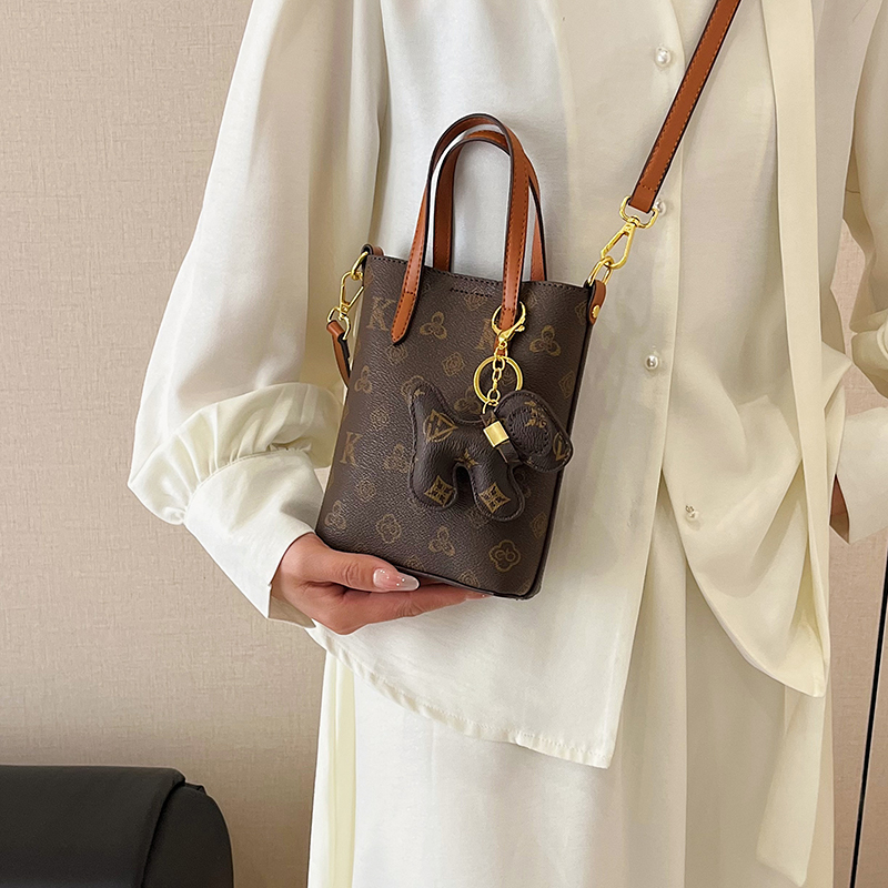 New arrivals classic fashion printed handbag versatile casual single shoulder crossbody bag mobile phone bag small bag for women