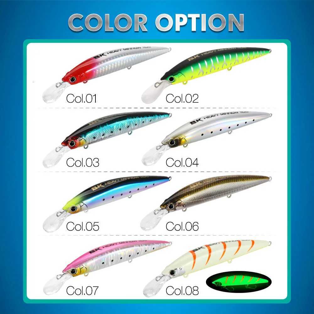 FSTK New Heavy Sinking Minnow 110S 37g 90S 28g 70S 16g Saltwater Long Casting Distance Sea Artificial Bait Z250717