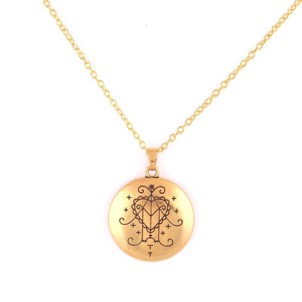 Link Chain Archangel THAVAEL Angelic Amulet Love Shape Haitian Abundance Love Spirit Amulet Dropshipping XJ250717