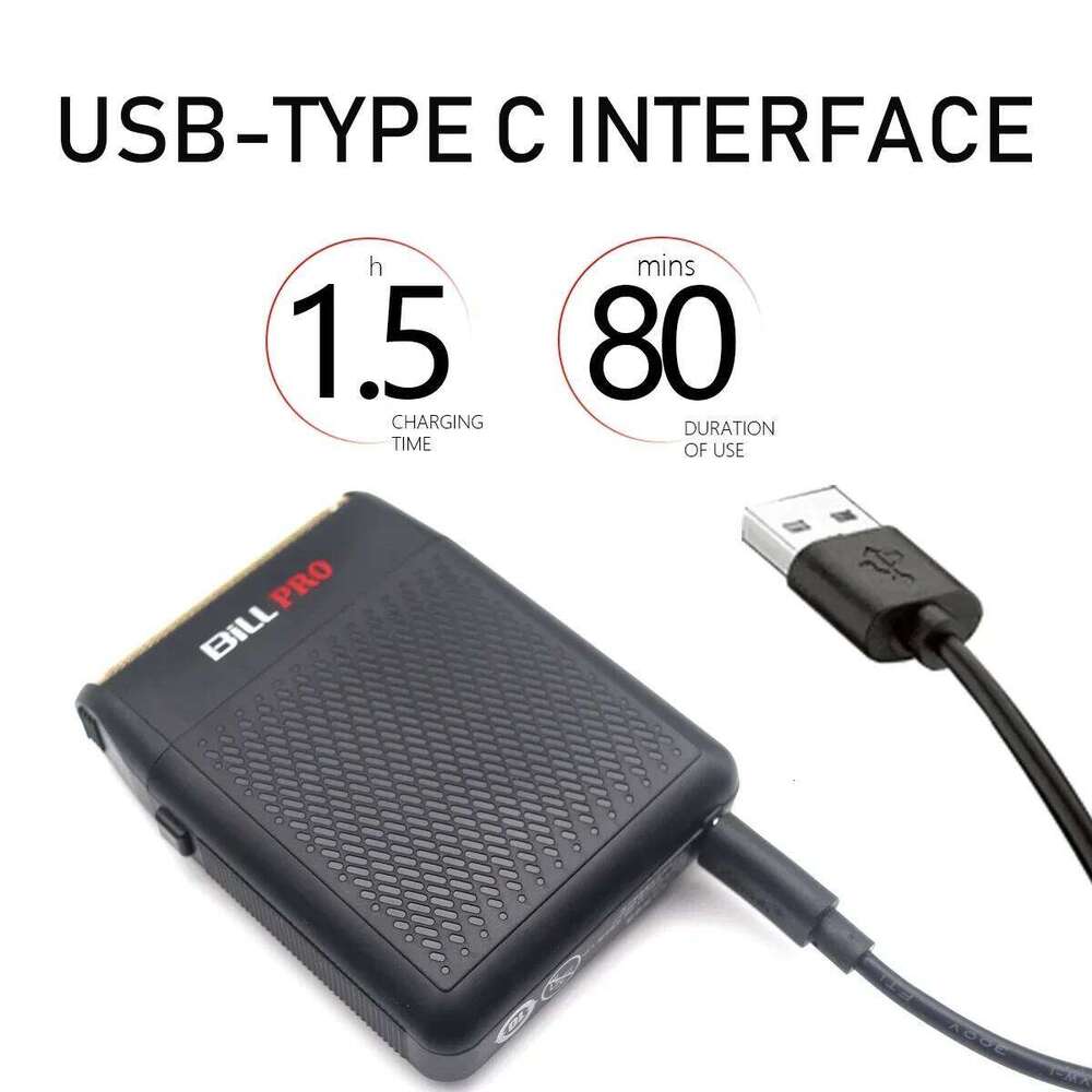 Bill PRO Bl931 Bl400 7500Rpm DLC CERAMIC Professional Hair Trimmer Shaver High-Speed Engraving Barber Zerocut Blade Men's1