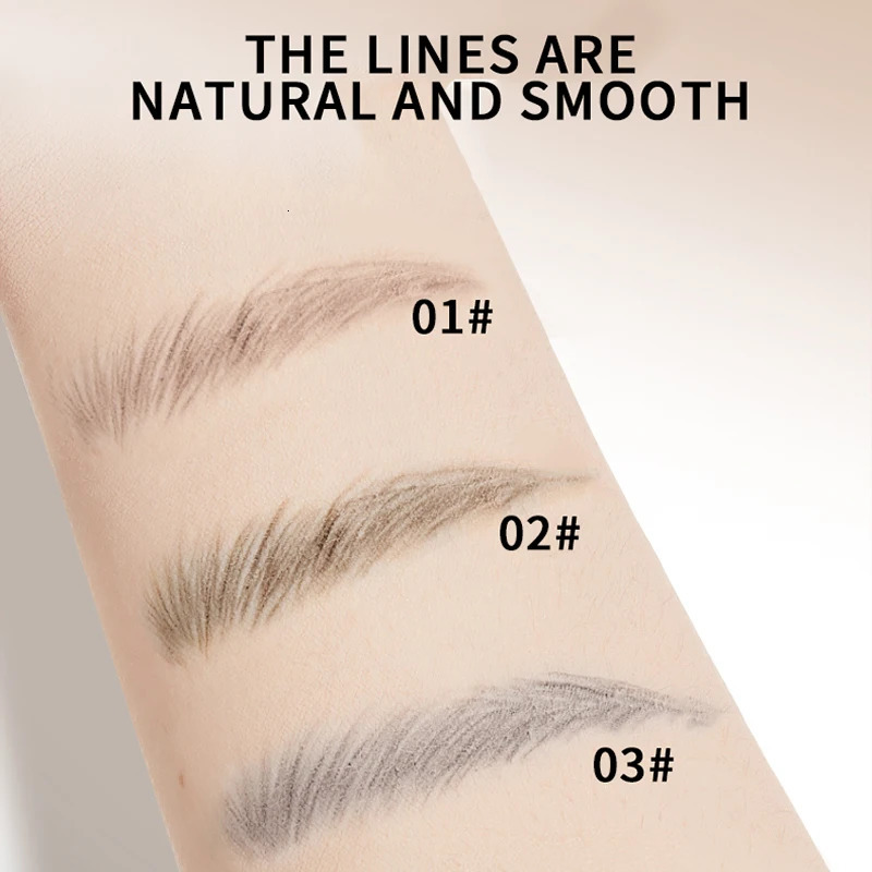 Feotznw silky Smooth and fluid fine eyebrow pencil is easy for beginners to use.Makeup in an instantEssential for Korean girls 250712