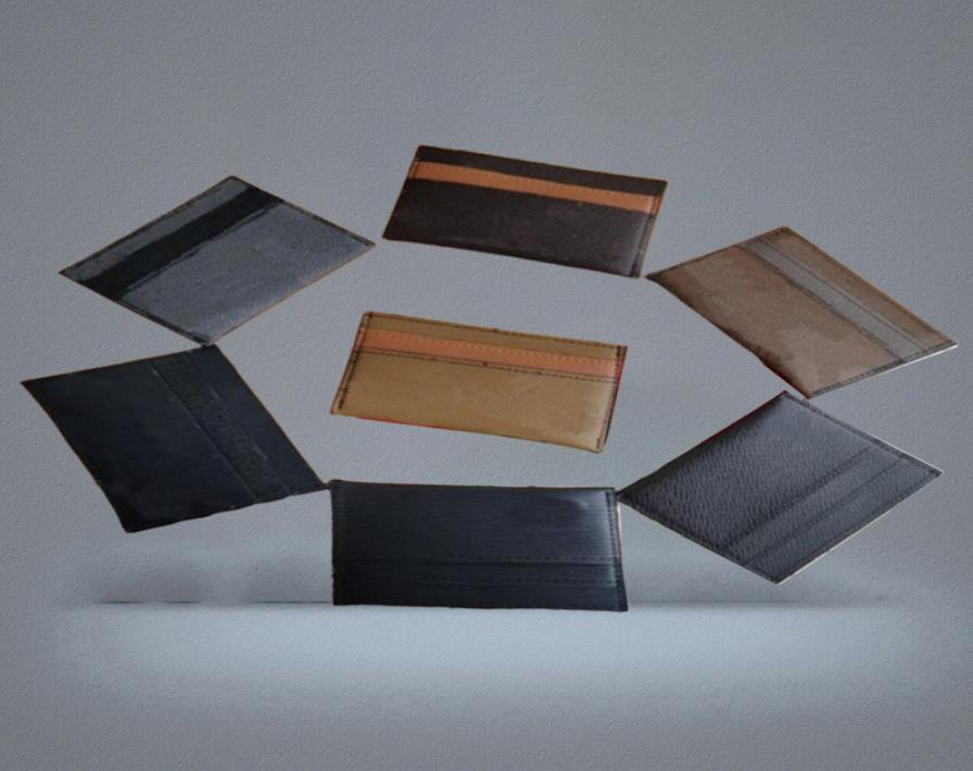 PORTE CARTES DOUBLE card holders leather mini wallet class Business Mens Womens Unisex Pocket Coin Purse Designer Wallets for Men6758599