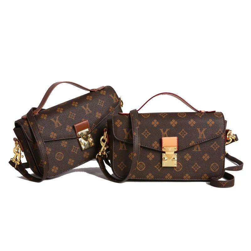 2025 New Women's Luxury Color-Blocked Vintage Print Square - Trendy Chic Shoulder Crossbody Lady Bags