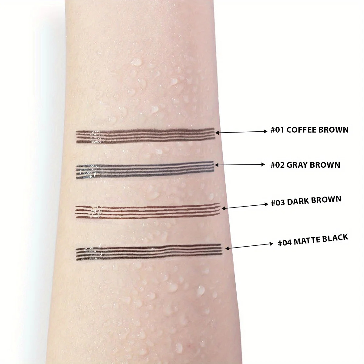 Four-pronged eyebrow pencil claw eyebrow pencil liquid eyebrow pencil waterproof and long-lasting non-smudging 250712