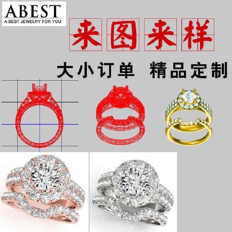 Custom Pt950/K Gold/Sterling Silver For Top Brand Jewelry Strength 3B2