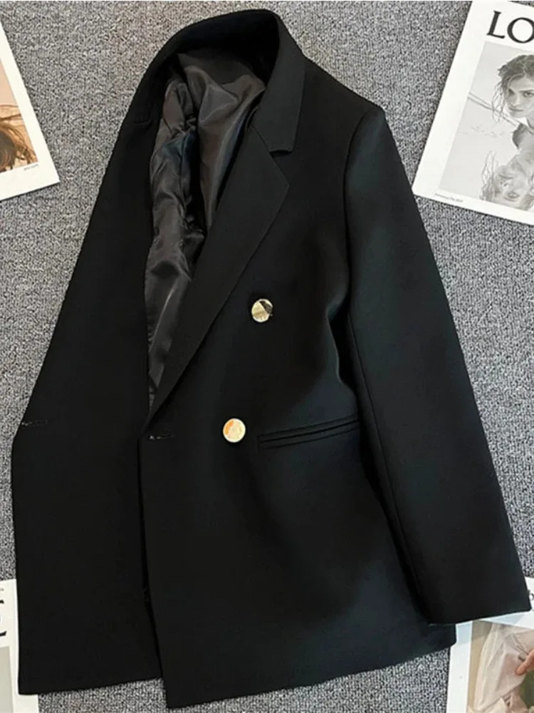 Womens Suit Coat Elegant Sports Casual Blazer Korean Fashion Jacket Spring Autumn Solid Color Ladies Clothing 250715