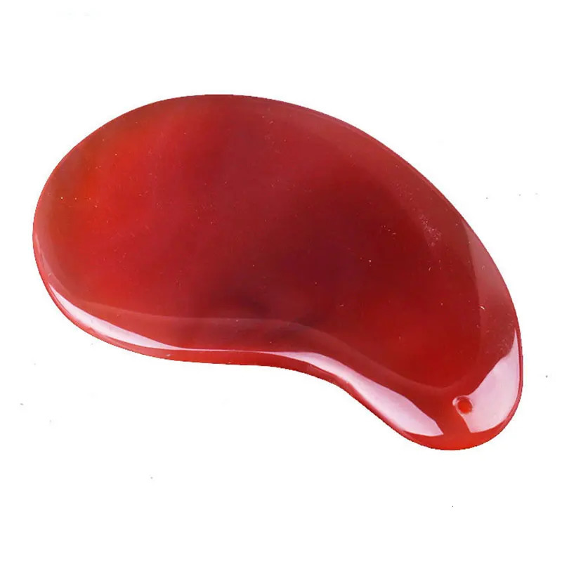 Natural Red Agate Board Jade Massager Gouache Scraper Facial Body Guasha Sap Cupuncture Point Massage Skin Care 250716