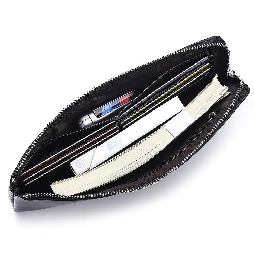 Men Wallets Classic Long Style Card Holder Male Purse Quality Zipper Large Capacity Big for cellphone Brand Luxury Wallet For Me ddmynov